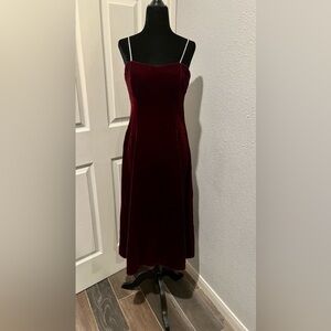 Act One vintage Women Velvet Rhinestone Party Cocktail Formal Dress Act 1 Sz 7/8